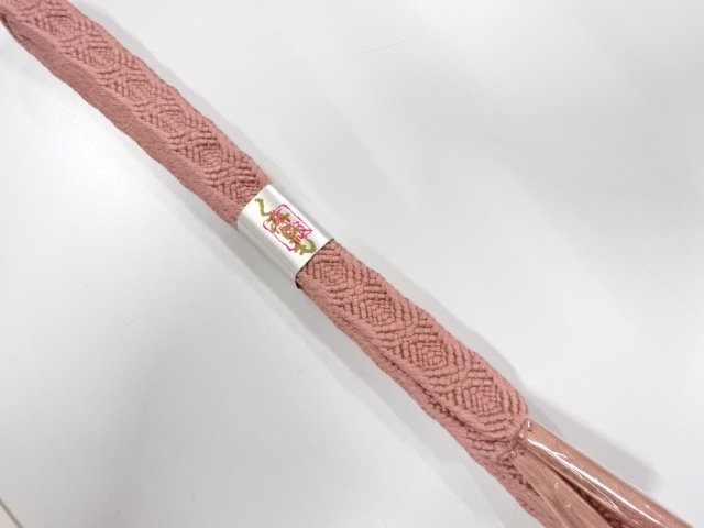未使用品　正絹　手組帯締め